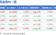 股票行情快报：万安科技（002590）4月29日主力资金净买入217.09万元
