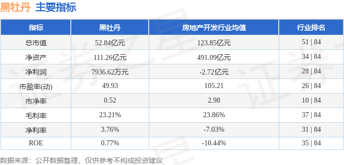 股票行情快报：黑牡丹（600510）3月4日主力资金净买入825.25万元