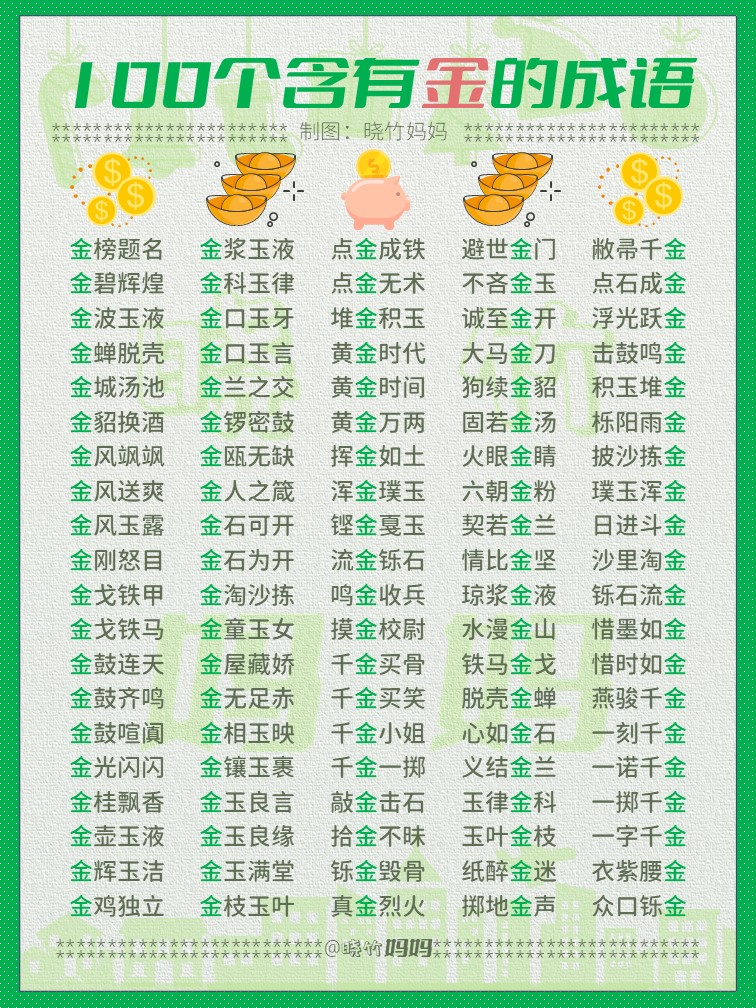 带币的成语(带币字的成语大全)